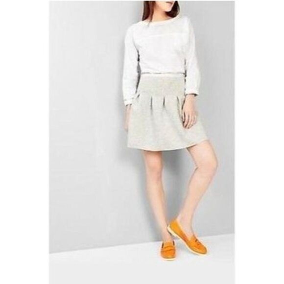 Gap Womens Gray Pleated Skirt Size S Polyester Blend - Picture 2 of 8